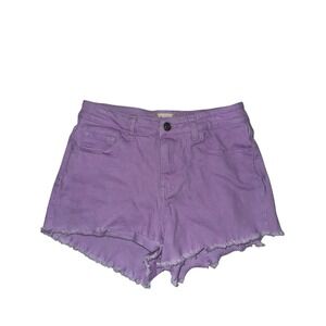 Altar'd State Women's Jean Shorts Purple Small